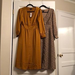 Set of 3 J Crew Midi Dresses (1 NWT, 2 NWOT)